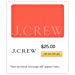 J.Crew Gift Cards Configuration Asin - Email Delivery
